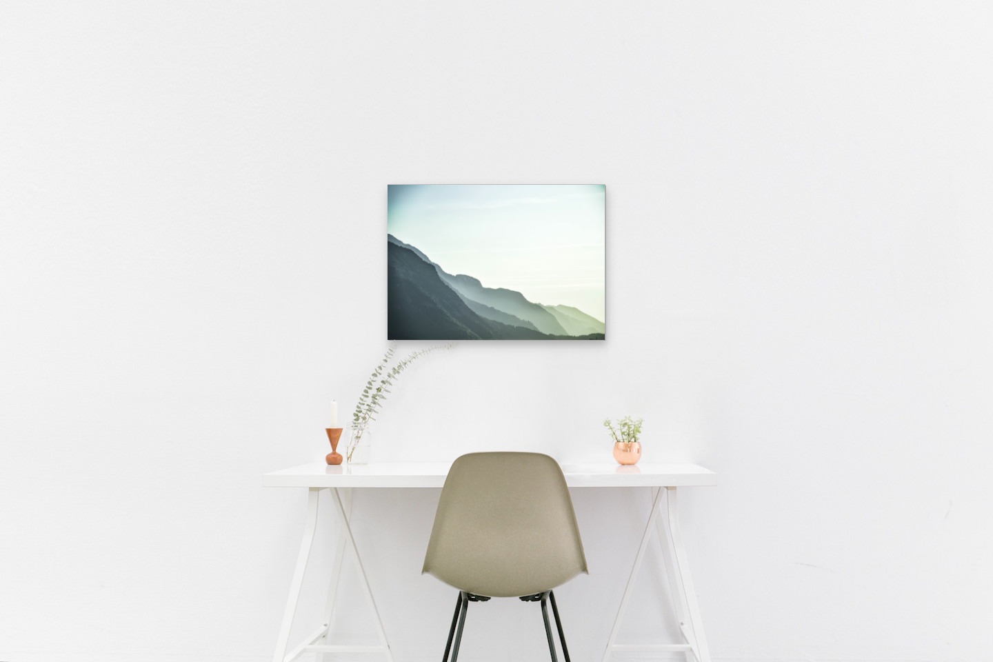 An artwork with nature pictures in the size 50x70