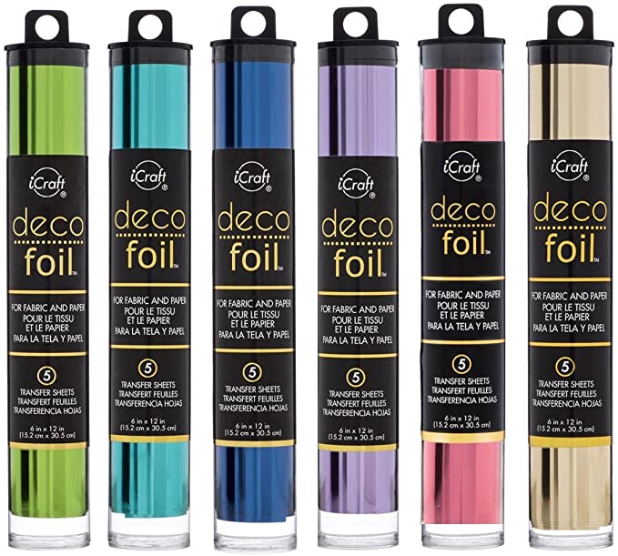Different colors of foils