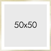 Frame in gold in the size 50x50cm