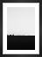 Gallery wall with picture frame in black in size 13x18 with print "Sky above trees"