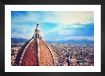 Gallery wall with picture frame in black in size 21x30 with print "Florence"