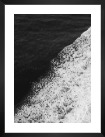 Gallery wall with picture frame in black in size 30x40 with print "Swell from waves"