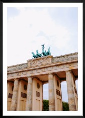 Gallery wall with picture frame in black in size 50x70 with print "Berlin"